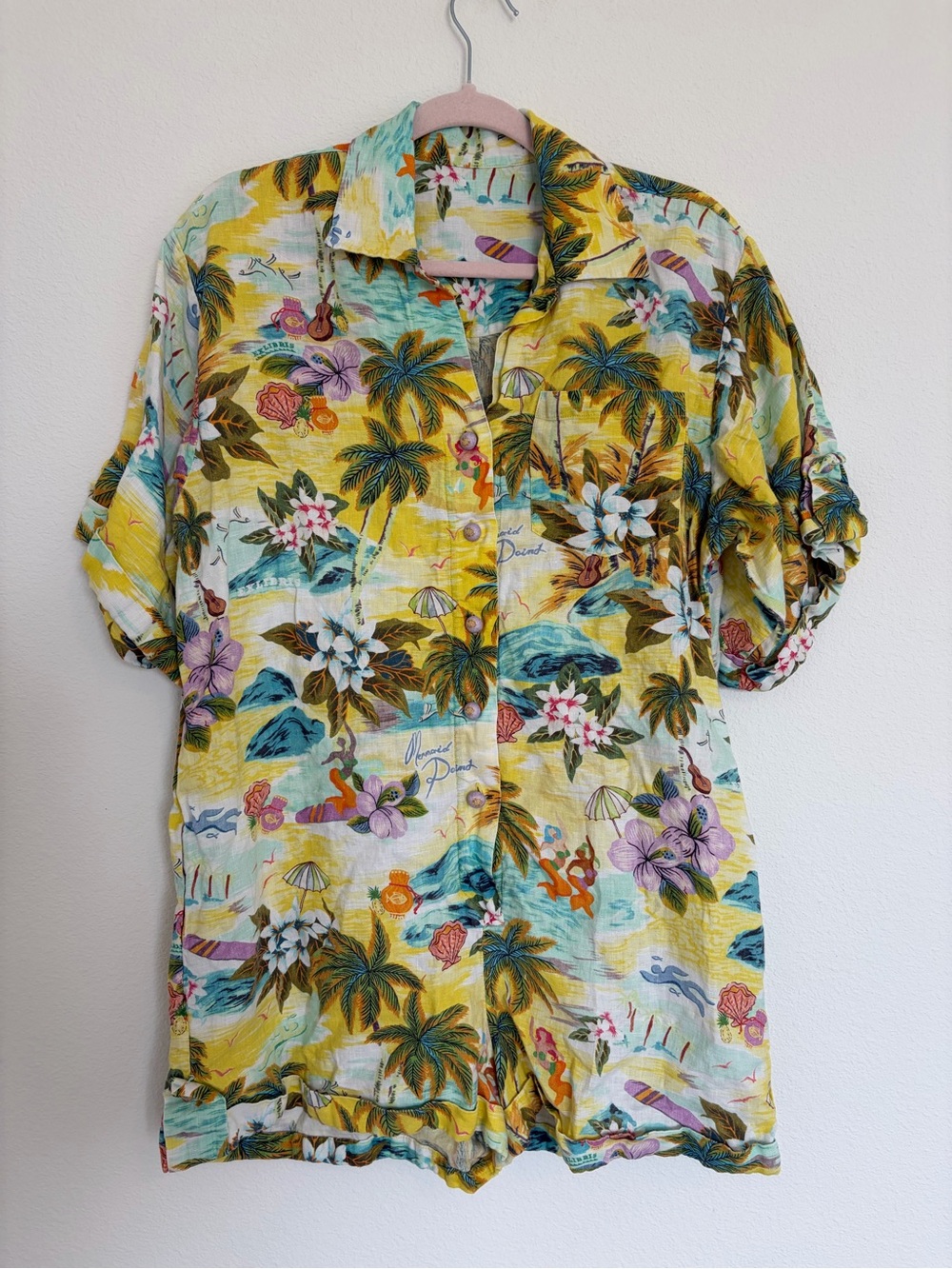 Alemais Holiday Hawaii Print Playsuit - Picture 5 of 12